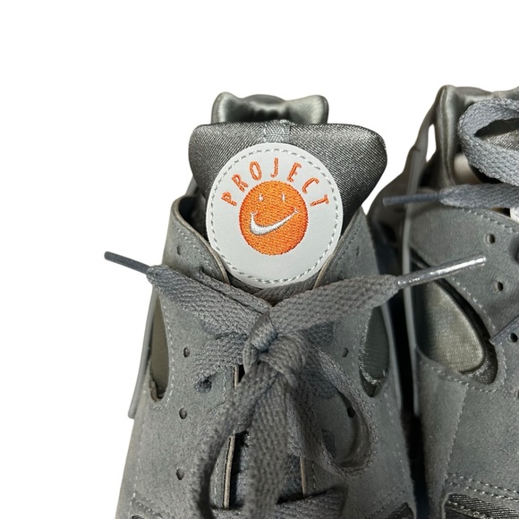 Nike men’s Air Huarache "Go The Extra Smile" sneakers gray size 10 shoes lace up - Picture 5 of 10